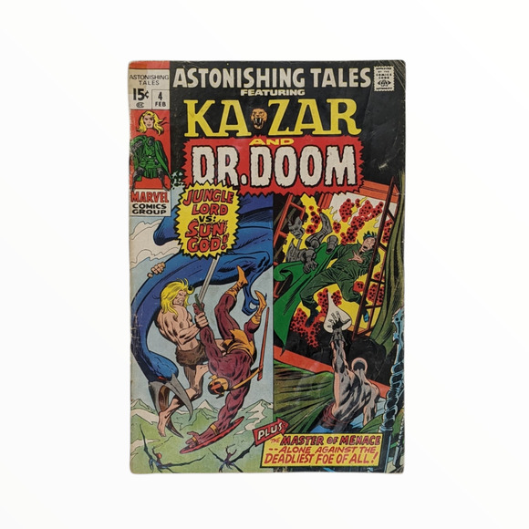 Astonishing Tales - Kazar & Dr. Doom (Vol 1) #4 - G/VG (Marvel, 1971) - Picture 1 of 5